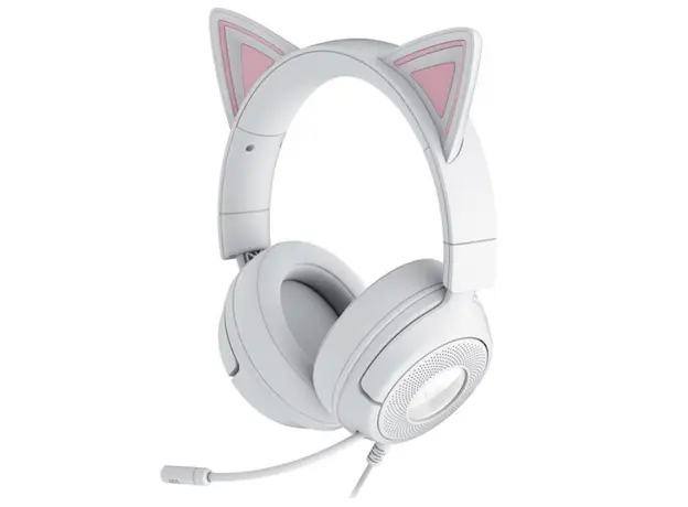 ყურსასმენი Razer Headset Kraken Kitty V3 X, mini-jack, 1.3m, white