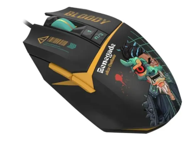 მაუსი A4tech Bloody W63 MAX RGB Gaming Mouse Renegade Midnight, 4 image