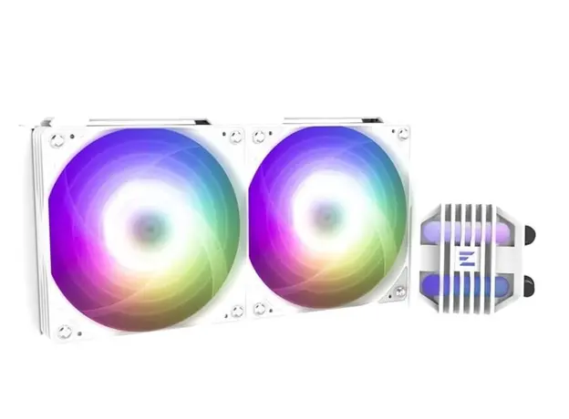 ქულერი Zalman LCS Alpha 2SE A24 ARGB, LGA1851, 1700, 1200, 115x, AM5, AM4, TDP ___W, white