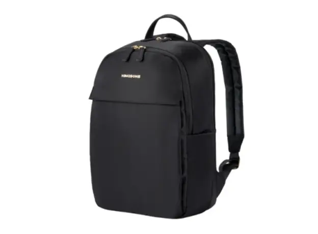 ზურგჩანთა Kingsons Waterproof High Quality Women Backpack 14.9" Black - KS25002