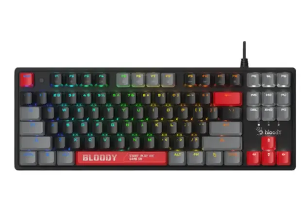 კლავიატურა A4tech Bloody S310N Mechanical Switch RGB Gaming Keybord Energy Red