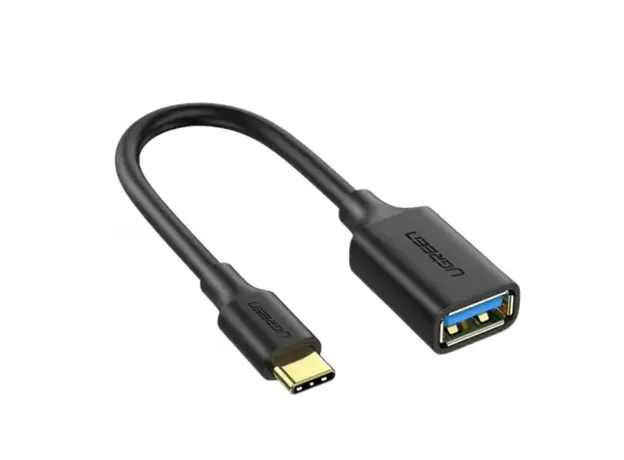 კაბელი Ugreen USB-C Male to USB 3.0 A Female Cable Black/30701
