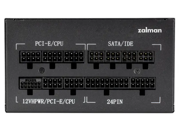 კვების ბლოკი Zalman PSU Teramax 2 View  (850W) 99%, 80+ Gold, 120мм, 1xMB 24pin(18+10), 2xCPU(4+4 pin), 3xMolex, 12xSATA, 3 image