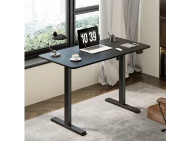 სათამაშო მაგიდა Vertex VX-1SSD-02B Electric Sit-Stand Desk Matte Black, 6 image