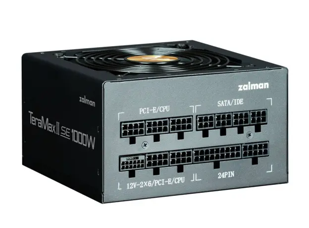 კვების ბლოკი Zalman PSU Teramax II SE  (1000W) 89%, 80+ Gold, 120мм, 1xMB 28pin (18+10), 2xCPU(4pin+ 4pin), 2 image