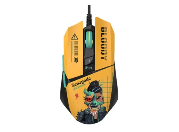 მაუსი A4tech Bloody W63 MAX RGB Gaming Mouse Renegade Sunset