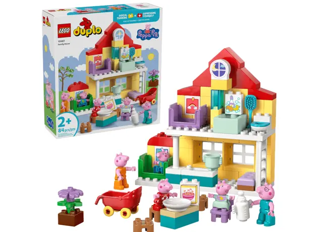 ლეგო LEGO Constructor DUPLO Peppa Pig Family House