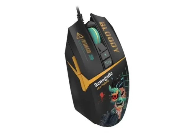 მაუსი A4tech Bloody W63 MAX RGB Gaming Mouse Renegade Midnight, 3 image