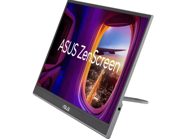 მონიტორი Asus Monitor portable 15.6" ZenScreen MQ16AHE mHDMI, USB-C, OLED, 1ms, DCI-P3 100%, HDR10, Cover, 2 image