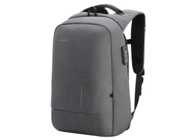 ზურგჩანთა Kingsons Anti Theft Commuter Backpack With USB Charger 15.6" Grey - KS3149W-D, 2 image
