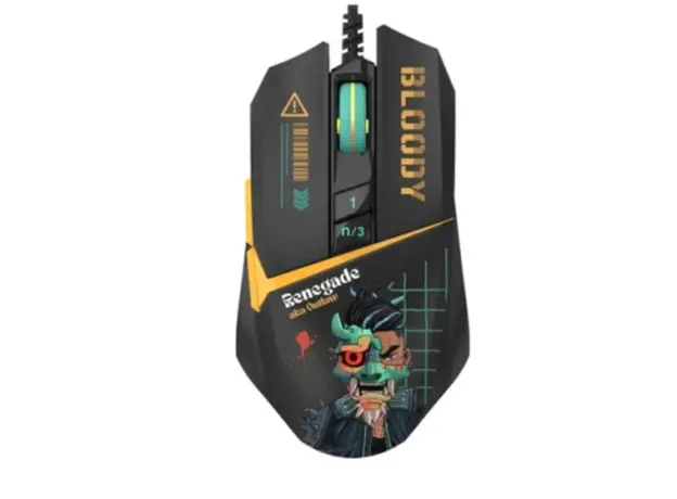 მაუსი A4tech Bloody W63 MAX RGB Gaming Mouse Renegade Midnight