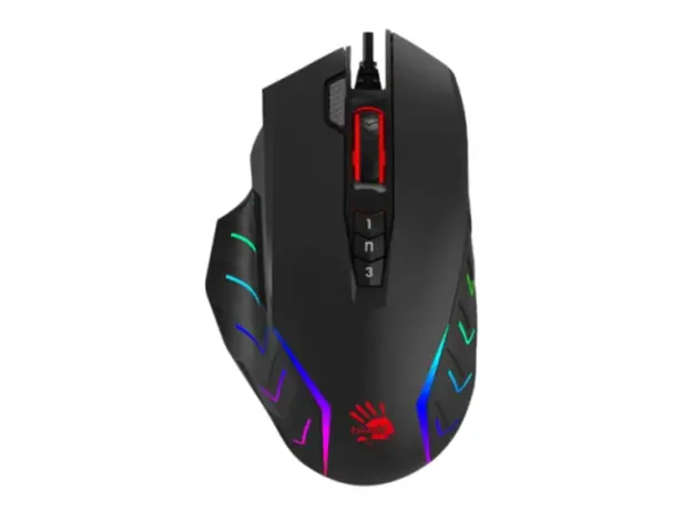 მაუსი A4tech Bloody J95s 2-Fire RGB Animation Gaming Mouse Stone Black