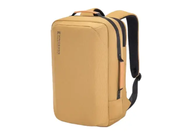 ზურგჩანთა Kingsons Waterproof Backpack 15.6" Khaki - K10143R-9