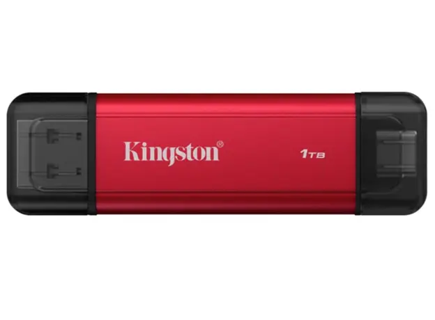 გარე მყარი დისკი Portable SSD Kingston 1TB USB 3.2 Gen 2 Dual USB-A R1050/W950MB/s