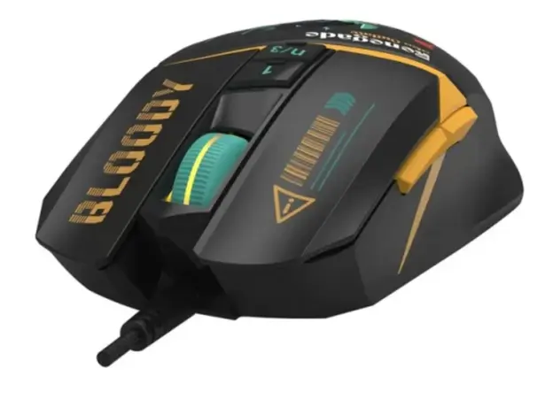 მაუსი A4tech Bloody W63 MAX RGB Gaming Mouse Renegade Midnight, 2 image