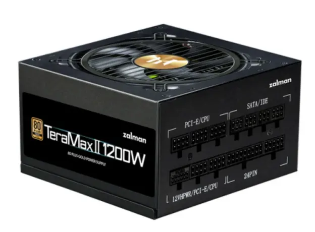 კვების ბლოკი Zalman PSU Teramax 2 View  (1200W) 99%, 80+ Gold, 120мм, 1xMB 24pin(18+10), 2xCPU(4+4 pin)