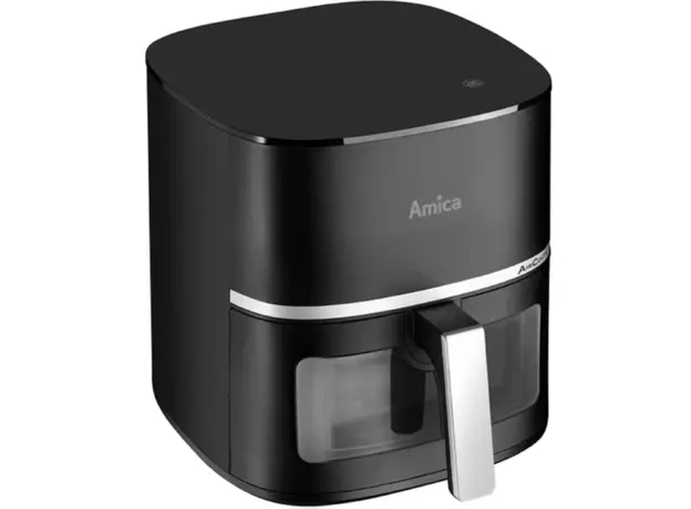 აეროგრილი Amica 1600W, bowl 5.2L, touch control, 10 auto. programs, plastic, black