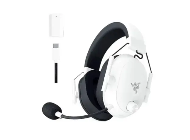 ყურსასმენი Razer Headset BlackShark V3, USB-A/BT, white