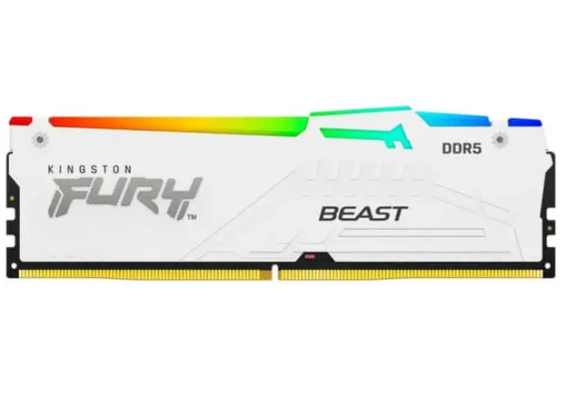 ოპერატიული მეხსიერება Kingston FURY (RGB) White 32GB 5600MHz DDR5 DIMM CL36 2Rx8 4G x 64-bit, 2 image
