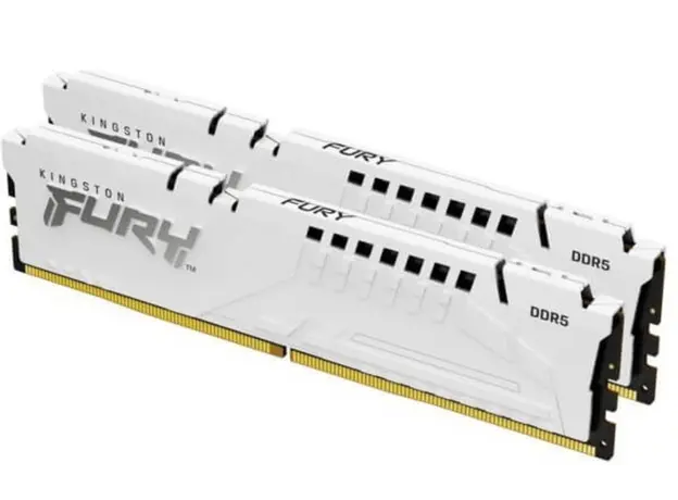 ოპერატიული მეხსიერება Kingston FURY White 32GB (16GB x 2 pcs) 5600MHz DDR5 DIMM CL36 1Rx8 2G x 64-Bit