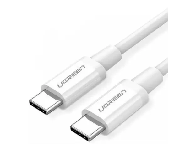 კაბელი Ugreen 60518 Type C 2.0 Male To Male Cable 1m White/60518
