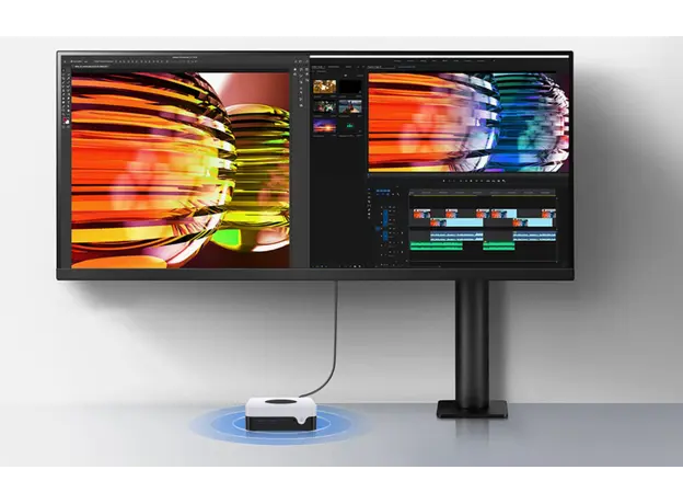 მინი კომპიუტერი Chuwi LarKBox X, i3-1220P, 8GB, 256GB SSD, Integrated, W11H, Black/White, 10 image