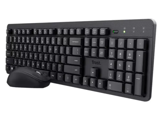 კლავიატურა და მაუსი Trust ODY II WL KEYBOARD & MOUSE US/25018