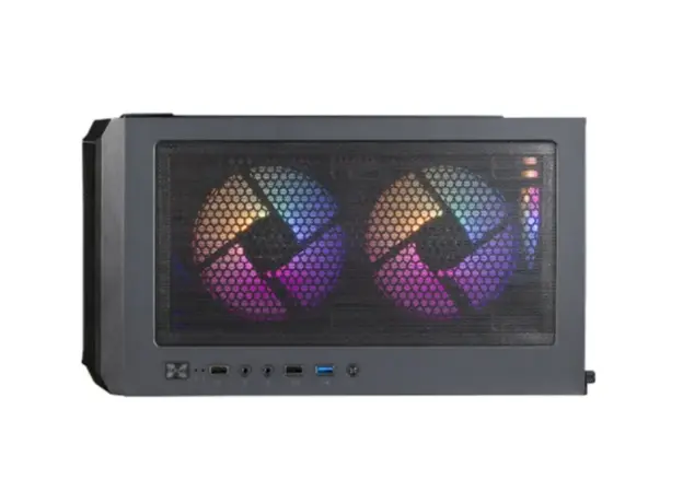 კომპიუტერის ქეისი Zalman PC case N7 PLUS V2 without PSU, 1xUSB3.0, 2xUSB2.0, 6x120mm RGB Rainbow,  1x120mm, VGA 340mm, LCS ready, TG Side Panel, ATX, black, 3 image