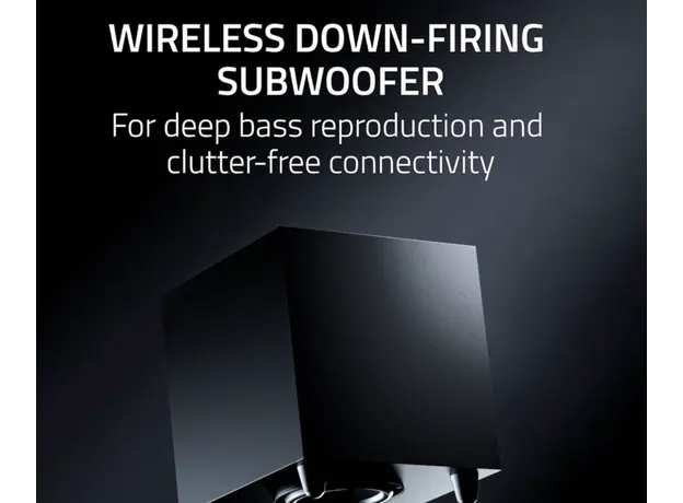 დინამიკი Razer Multimedia speaker Nommo V2 Pro 2.1, USB-A, RGB, black, 5 image