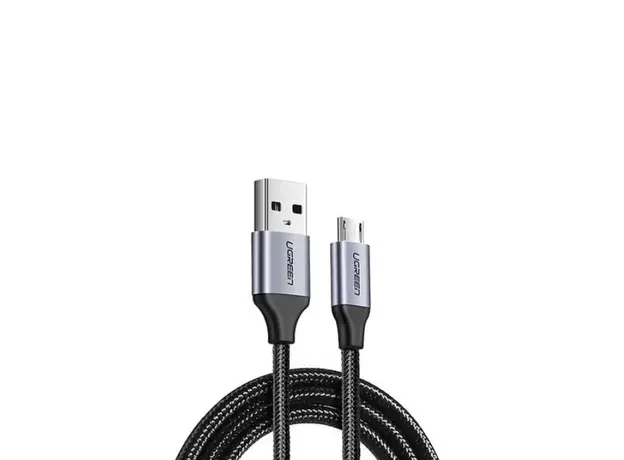 კაბელი Ugreen USB 2.0 A to Micro USB  1.5m Black/60147