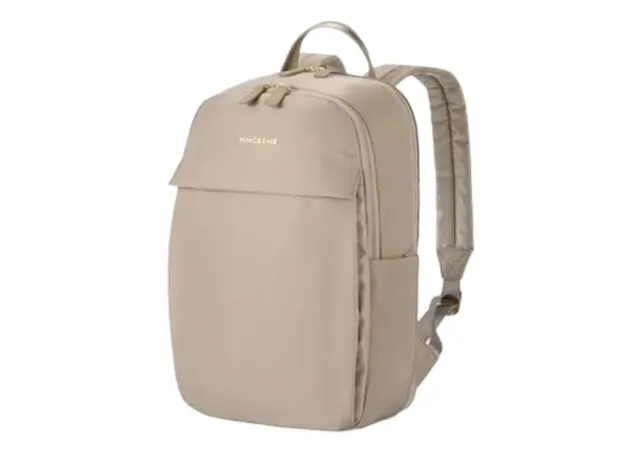 ზურგჩანთა Kingsons Waterproof High Quality Women Backpack 14.9" Khaki - KS25002
