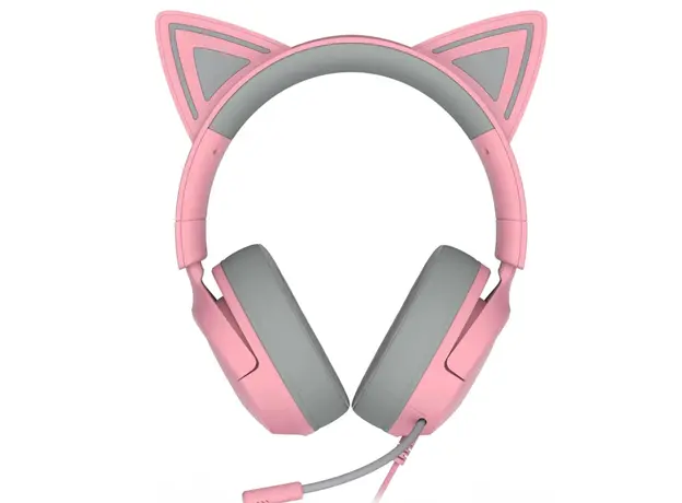 ყურსასმენი Razer Headset Kraken Kitty V3 X, mini-jack, 1.3m, quartz, 2 image