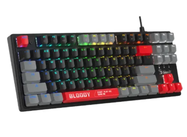კლავიატურა A4tech Bloody S310N Mechanical Switch RGB Gaming Keybord Energy Red, 4 image