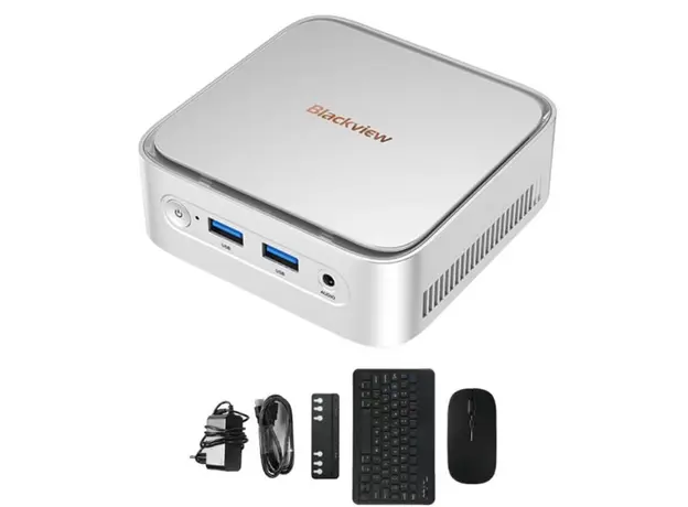 მინი კომპიუტერი Blackview MP50 Ryzne 5 3500U 16/512GB Silver W11P KB+Mouse, 4 image