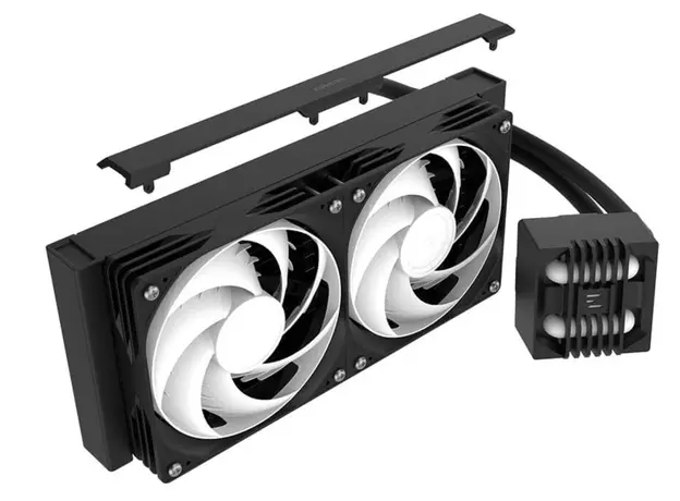 ქულერი Zalman LCS Alpha 2SE A24 ARGB, LGA1851, 1700, 1200, 115x, AM5, AM4, TDP ___W, black, 4 image