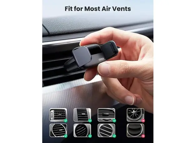 მანქანის აქსესუარი Ugreen Air Vent Phone Holder/10422, 2 image