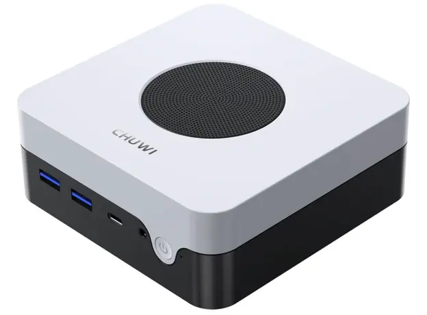 მინი კომპიუტერი Chuwi LarKBox X, i3-1220P, 8GB, 256GB SSD, Integrated, W11H, Black/White, 2 image