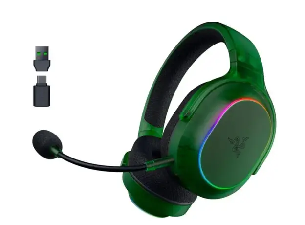 ყურსასმენი Razer Headset Barracuda X Chroma, BT/WL, RGB, Phantom Green Ed