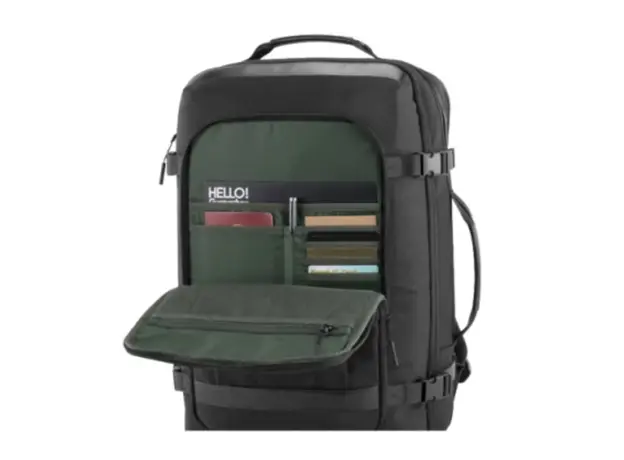 ნოუთბუქის ჩანთა Kingsons Durable Travel Laptop Backpack 15.6" Black - KS3264W, 2 image