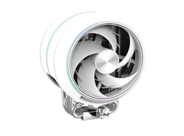 ქულერი Zalman CPU cooler ZET5, ARGB LGA 1851, 1700, 1200, 115x, AM5, AM4,  4pin PWM, 3pin+5VARGB, TDP200W, white, 4 image