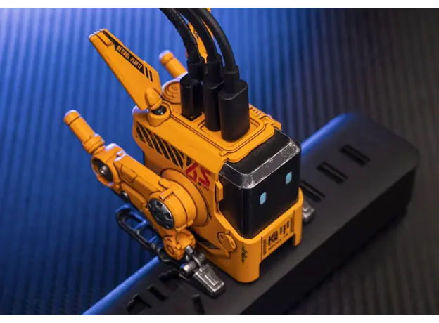 ადაპტერი GravaStar Alpha65 65W GaN Fast Charger_EU&UK Plug_Battle-Worn Version, 8 image