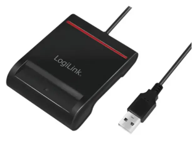 ბარათის წამკითხველი Logilink CR0047 USB 2.0 Smart ID Cardreader