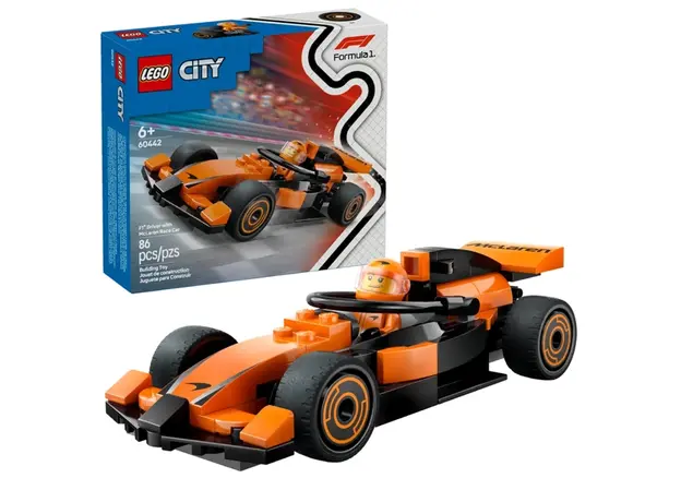 ლეგო LEGO Constructor City F1 Driver with McLaren Race Car
