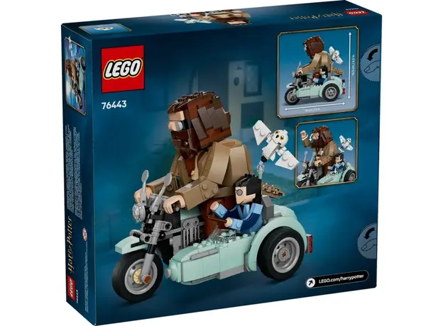 ლეგო LEGO Constructor Harry Potter Hagrid & Harry's Motorcycle Ride, 5 image