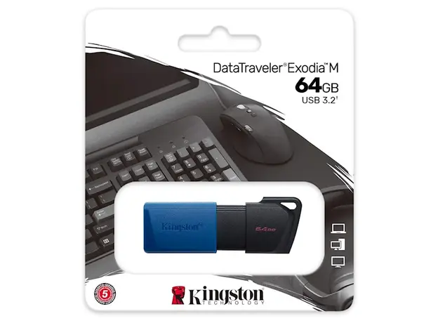 USB ფლეშ მეხსიერება Kingston DTXM/64GB, 3 image