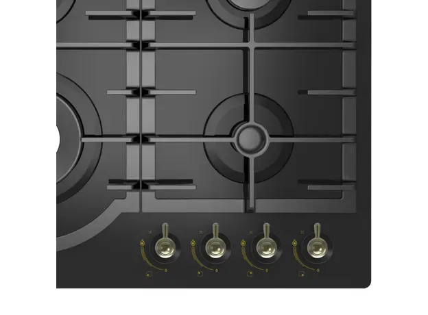 ჩასაშენებელი ქურის ზედაპირი Midea  MG696TRGB-B, 2 image