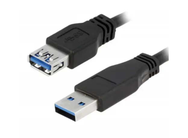 კაბელი LogiLink CU0042 Extension Cable USB 3.0 Type A to Type A Black 2m