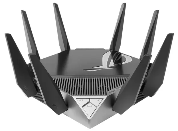 როუტერი Asus ROG Rapture GT-AXE11000 Tri-band WiFi 6E (802.11ax) gaming router, new 6GHz band, 2.5G WAN/LAN port, PS5 compatible, WAN aggregation, VPN Fusion, Trip, 4 image