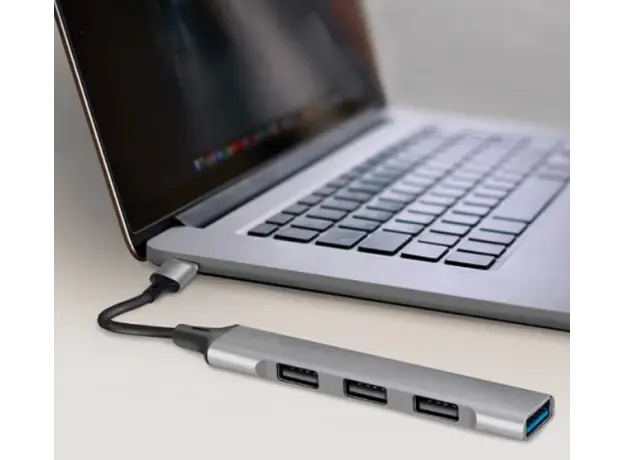 USB ჰაბი Logilink UA0391 USB3.0 4-port Slim Hub With Aluminum Casing, 4 image