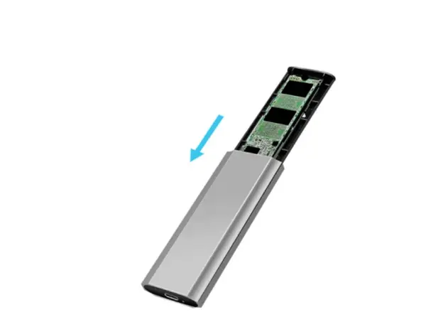 მყარი დისკის ყუთი Logilink UA0439 M.2 NVMe (PCIe) USB 3.2 Gen2 10Gbit/s Hard Drive Enclosure, 2 image